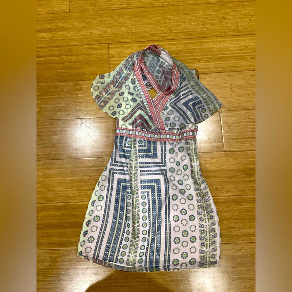 Marciano WOMENS Mosaic Cross back Dress size 4